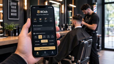 BClub Barbershop App