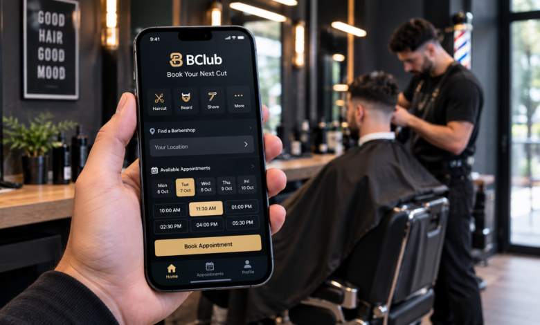 BClub Barbershop App